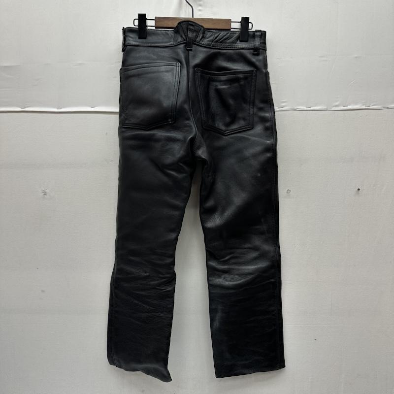ヴァンソン VANSON パンツ ワークパンツ、ペインターパンツ USA製 カウ レザー バイカー パンツ 30インチ 黒 / ブラック / black メンズ USED 古着 中古 50163138