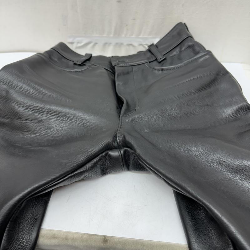 ヴァンソン VANSON パンツ ワークパンツ、ペインターパンツ USA製 カウ レザー バイカー パンツ 30インチ 黒 / ブラック / black メンズ USED 古着 中古 50163138