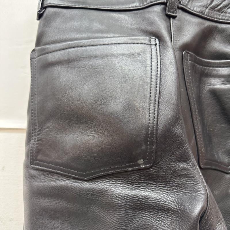 ヴァンソン VANSON パンツ ワークパンツ、ペインターパンツ USA製 カウ レザー バイカー パンツ 30インチ 黒 / ブラック / black メンズ USED 古着 中古 50163138