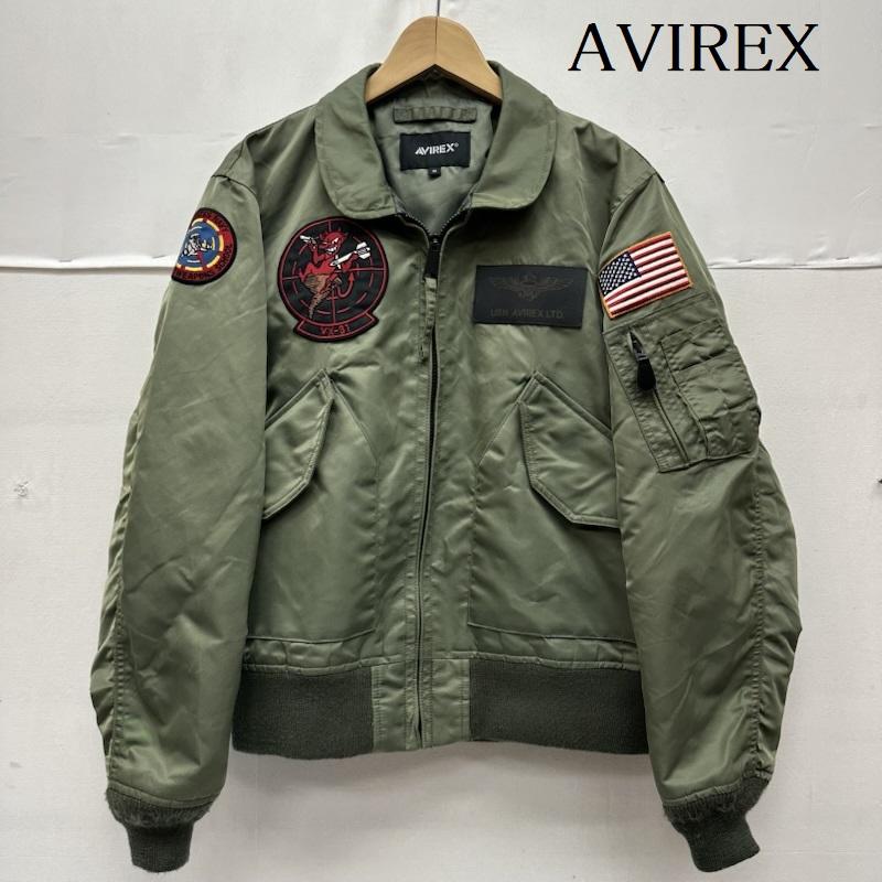 アヴィレックス AVIREX ジャケット、上着 フライトジャケット CWU-36/P ナイロン フライト ジャケット 783-0252039 M カーキオリーブ / カーキオリーブ / メンズ USED 古着 中古 50163139