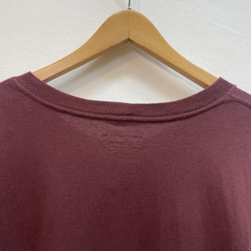カーハート Carhartt Tシャツ 半袖 半袖 Tシャツ 胸元 ブランド ロゴ パッチ 付き ポケット ルーズフィット L 無地 X ワンポイント X ロゴ、文字 えんじ / ワインレッド / dark red メンズ USED 古着 中古 50163140