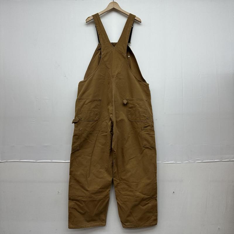カーハート Carhartt サロペット・オーバーオール サロペット、オーバーオール ダック ダブルニー オーバーオール R01-BRN 48x30 48 茶 / ブラウン / brown メンズ USED 古着 中古 50163141