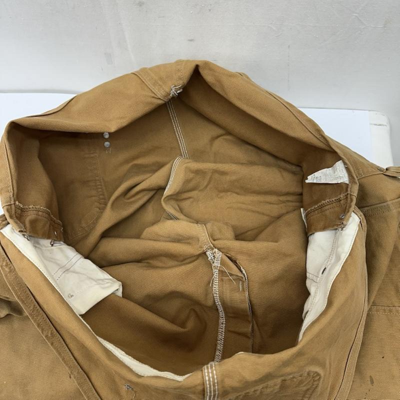 カーハート Carhartt サロペット・オーバーオール サロペット、オーバーオール ダック ダブルニー オーバーオール R01-BRN 48x30 48 茶 / ブラウン / brown メンズ USED 古着 中古 50163141