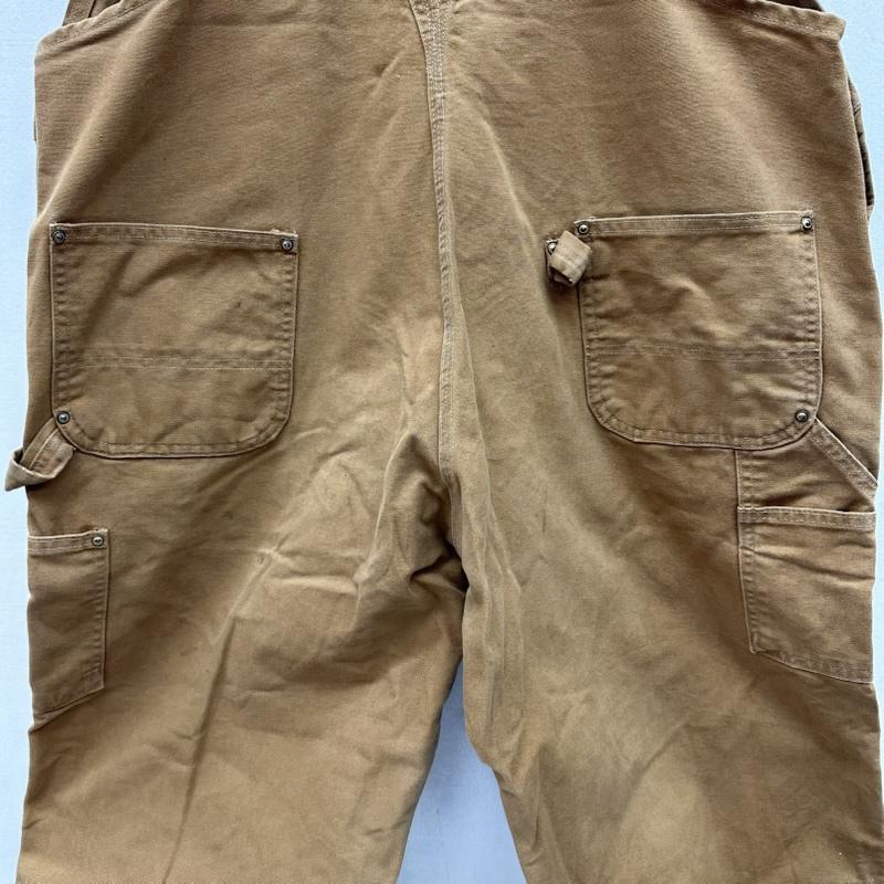 カーハート Carhartt サロペット・オーバーオール サロペット、オーバーオール ダック ダブルニー オーバーオール R01-BRN 48x30 48 茶 / ブラウン / brown メンズ USED 古着 中古 50163141
