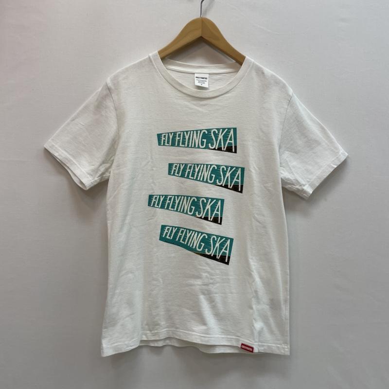 ワコマリア WACKO MARIA Tシャツ 半袖 FLY FLYING SKA グラフィック プリント Ｔシャツ S ロゴ、文字 X プリント 白 / ホワイト / white メンズ USED 古着 中古 50163145