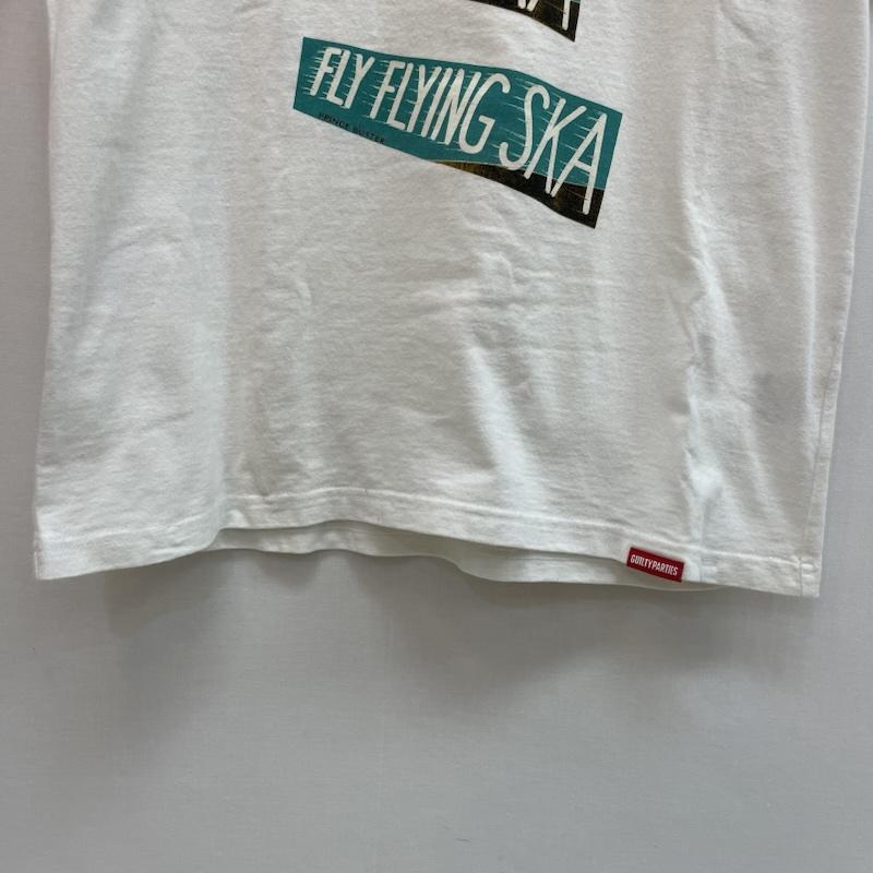 ワコマリア WACKO MARIA Tシャツ 半袖 FLY FLYING SKA グラフィック プリント Ｔシャツ S ロゴ、文字 X プリント 白 / ホワイト / white メンズ USED 古着 中古 50163145