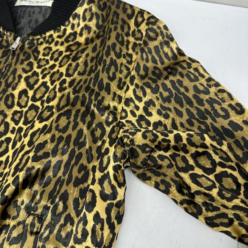 ワコマリア WACKO MARIA ジャケット、上着 ジャンパー、ブルゾン レオパード 総柄 スカジャン レーヨン ジャケット M 金 / ゴールド / gold color X 黒 / ブラック / black メンズ USED 古着 中古 50163155