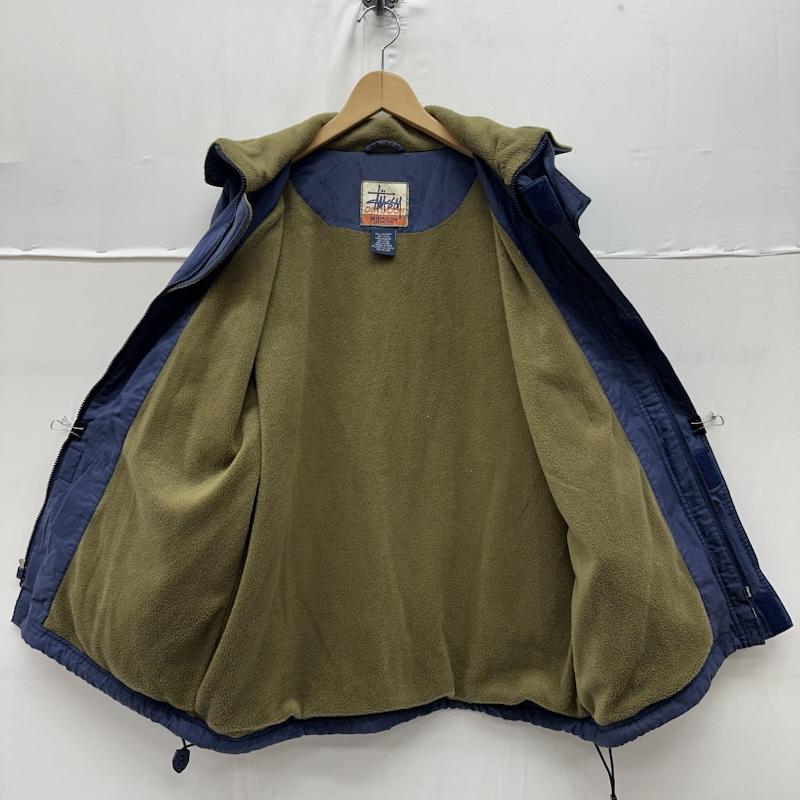 ステューシー STUSSY ジャケット、上着 ジャンパー、ブルゾン 90s OUTDOOR 裏地 フリース ナイロン ジャケット M 紺 / ネイビー / navy メンズ USED 古着 中古 50163158