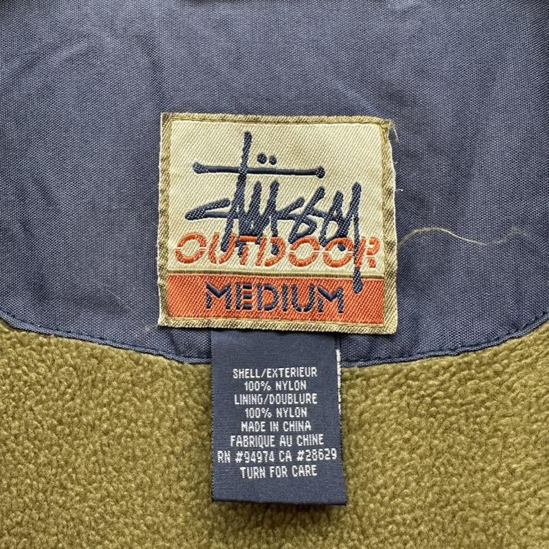 ステューシー STUSSY ジャケット、上着 ジャンパー、ブルゾン 90s OUTDOOR 裏地 フリース ナイロン ジャケット M 紺 / ネイビー / navy メンズ USED 古着 中古 50163158