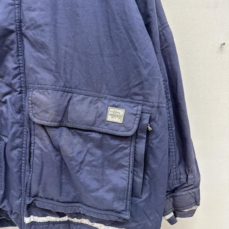ステューシー STUSSY ジャケット、上着 ジャンパー、ブルゾン 90s OUTDOOR 裏地 フリース ナイロン ジャケット M 紺 / ネイビー / navy メンズ USED 古着 中古 50163158