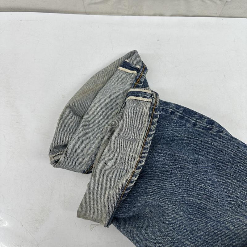 リーバイス Levi s パンツ デニム、ジーンズ 83年 80s 1501 0117 524 ボタンフライ ダメージ デニム パンツ - インディゴ / インディゴ / Indigo メンズ USED 古着 中古 50163162
