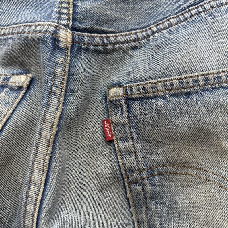 リーバイス Levi s パンツ デニム、ジーンズ 83年 80s 1501 0117 524 ボタンフライ ダメージ デニム パンツ - インディゴ / インディゴ / Indigo メンズ USED 古着 中古 50163162