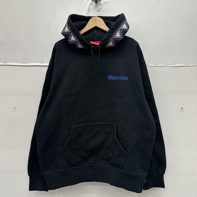 シュプリーム Supreme パーカー 長袖 20AW Pharaoh Studded Hooded Sweatshirt ファラオ スタッズ パーカー L 黒 / ブラック / black メンズ USED 古着 中古 50163165