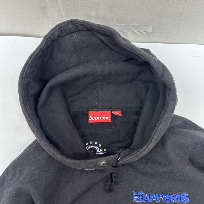 シュプリーム Supreme パーカー 長袖 20AW Pharaoh Studded Hooded Sweatshirt ファラオ スタッズ パーカー L 黒 / ブラック / black メンズ USED 古着 中古 50163165