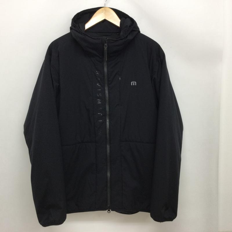 古着 USED ジャケット、上着 ジャンパー、ブルゾン TRAVISMATHEW トラヴィスマシュー 7AK038 Padding Hoodie ロゴプリントパデットジャケット L ロゴ、文字 黒 / ブラック / black メンズ USED 古着 中古 50163168