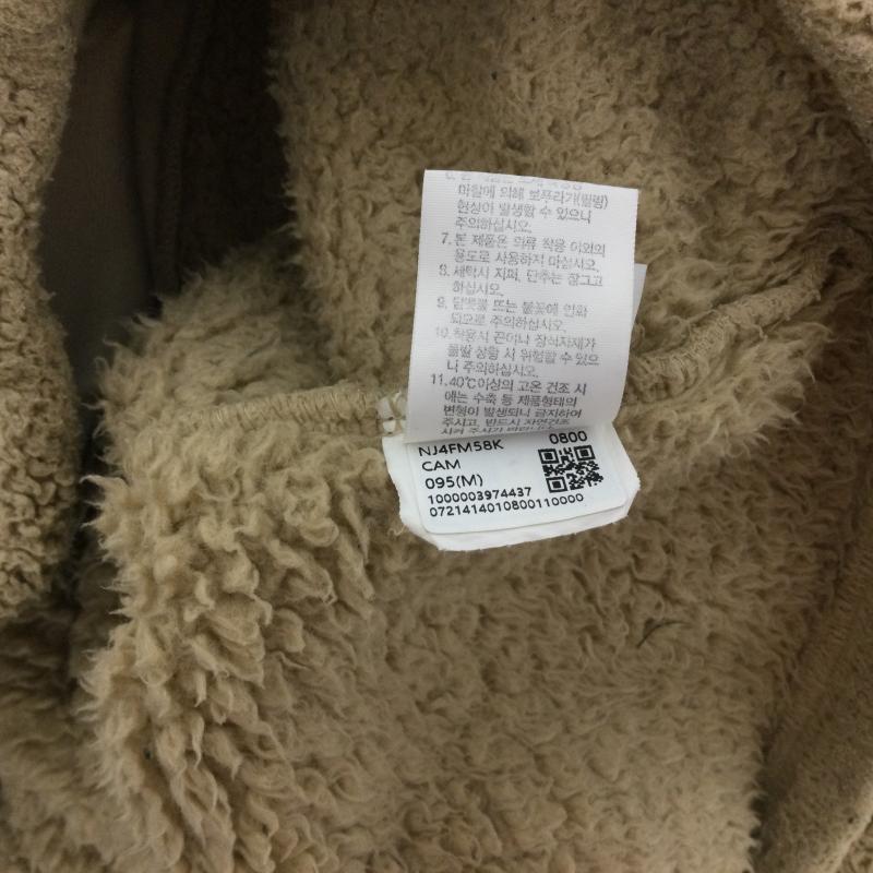 ザノースフェイス THE NORTH FACE ジャケット、上着 ジャンパー、ブルゾン NJ4FM58K COMFY EX FLEECE HOODIE ボアフリース フルジップフーディジャケット 韓国製 M ロゴ、文字 キャメル / キャメル / メンズ USED 古着 中古 50163169