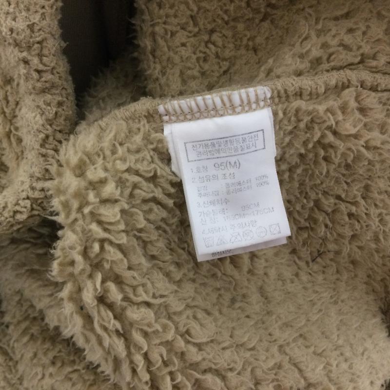 ザノースフェイス THE NORTH FACE ジャケット、上着 ジャンパー、ブルゾン NJ4FM58K COMFY EX FLEECE HOODIE ボアフリース フルジップフーディジャケット 韓国製 M ロゴ、文字 キャメル / キャメル / メンズ USED 古着 中古 50163169