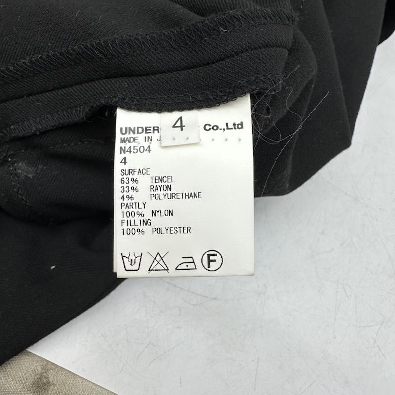 アンダーカバー UNDERCOVER パンツ ワークパンツ、ペインターパンツ 切替 ストレッチ スキニー パンツ N4504 4 黒 / ブラック / black メンズ USED 古着 中古 50163170