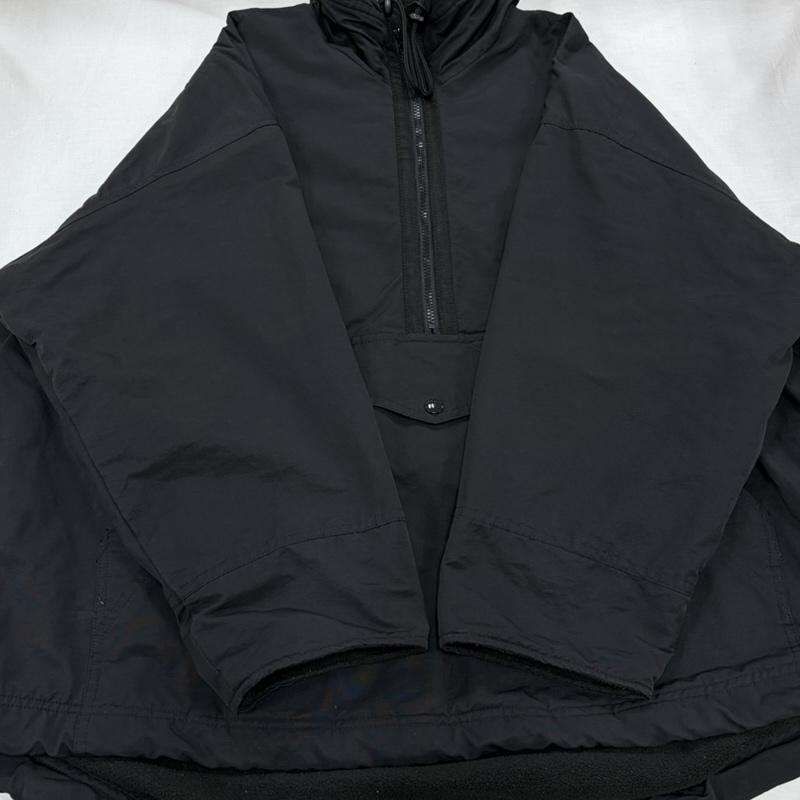 フリークスストア FREAK S STORE ジャケット、上着 ジャンパー、ブルゾン OUTDOORS アノラック ナイロンパーカー フリース ユニセックス ハーフジップ プルオーバー FREE ワンポイント X ロゴ、文字 黒 / ブラック / black レディース USED 古着 中古 50163171