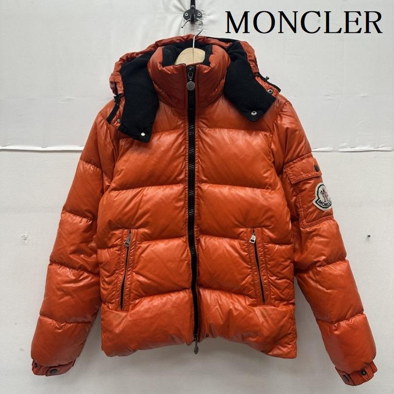 モンクレール MONCLER ジャケット、上着 ダウンジャケット HIMARAYA ナイロン ダウン ジャケット 44342 60 68950 0 橙 / オレンジ / orange メンズ USED 古着 中古 50163173