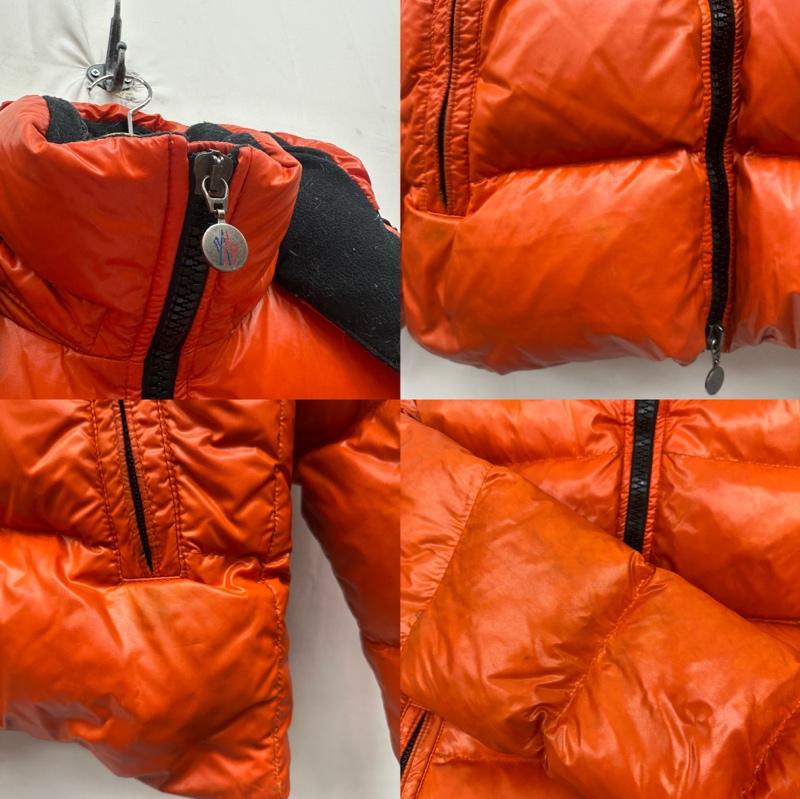 モンクレール MONCLER ジャケット、上着 ダウンジャケット HIMARAYA ナイロン ダウン ジャケット 44342 60 68950 0 橙 / オレンジ / orange メンズ USED 古着 中古 50163173