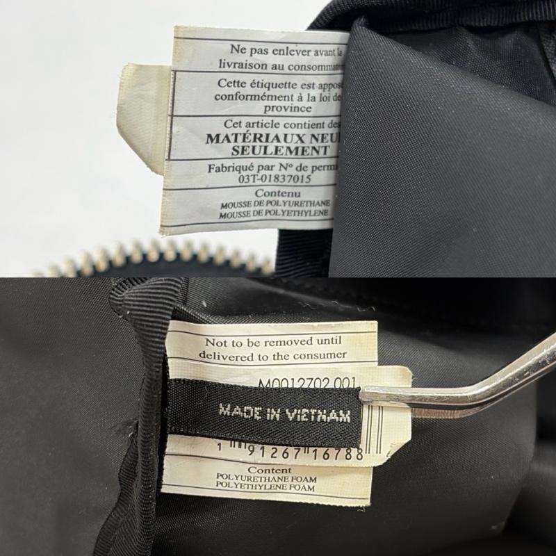 マークジェイコブス MARCJACOBS リュックサック、デイパック リュックサック、デイバッグ ナイロン バイカー ミニ バッグ リュック ロゴ ジップ レザーパッチ バックパック - ワンポイント X ロゴ、文字 黒 / ブラック / black X 銀 / シルバー / silver color レディース USED 古着 中古 50163176