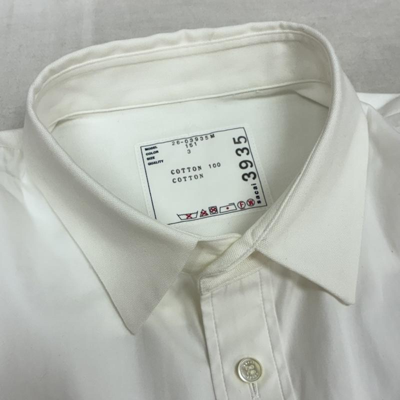 サカイ Sacai シャツ、ブラウス 長袖 26ss Poplin Shirt ポプリン シャツ 26-03935M タグ付き 定価￥71,500 3 メンズ USED 古着 中古 50163179