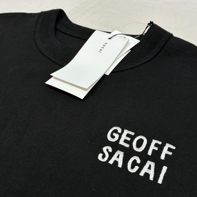 サカイ Sacai Tシャツ 半袖 26ss geoff sacai by Geoff Mcfetridge Embroidery T-Shirt 26-01126S タグ付き 定価￥24,200 4 メンズ USED 古着 中古 50163180