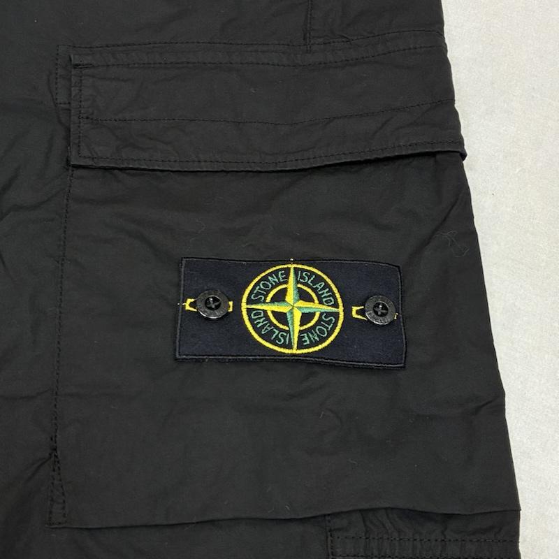 ストーンアイランド STONE ISLAND パンツ ワークパンツ、ペインターパンツ 26ss REGULAR TAPERED FIT CARGO TROUSERS WITH ELASTICATED WAISTBAND 34インチ メンズ USED 古着 中古 50163181