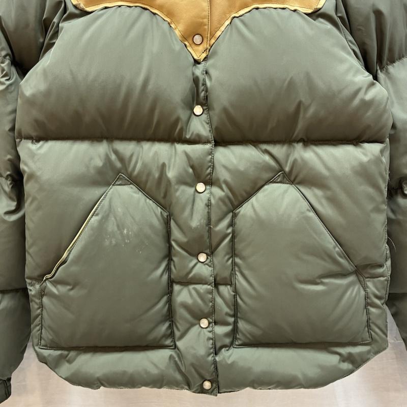 ロッキー マウンテン フェザーベッド Rocky Mountain FeatherBed ジャケット、上着 ダウンジャケット Christy JKT 襟ボア シープ レザー ナイロン 切替 ダウンジャケット 9/10 - レディース USED 古着 中古 50163184