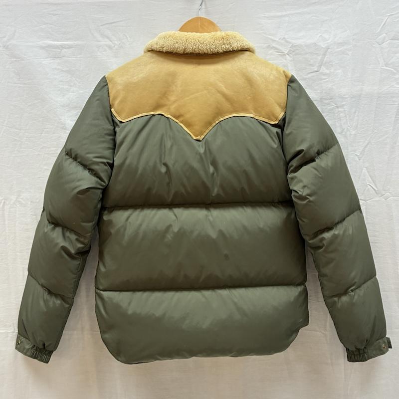 ロッキー マウンテン フェザーベッド Rocky Mountain FeatherBed ジャケット、上着 ダウンジャケット Christy JKT 襟ボア シープ レザー ナイロン 切替 ダウンジャケット 9/10 - レディース USED 古着 中古 50163184