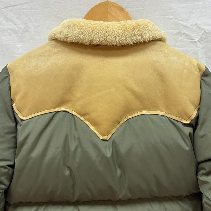 ロッキー マウンテン フェザーベッド Rocky Mountain FeatherBed ジャケット、上着 ダウンジャケット Christy JKT 襟ボア シープ レザー ナイロン 切替 ダウンジャケット 9/10 - レディース USED 古着 中古 50163184