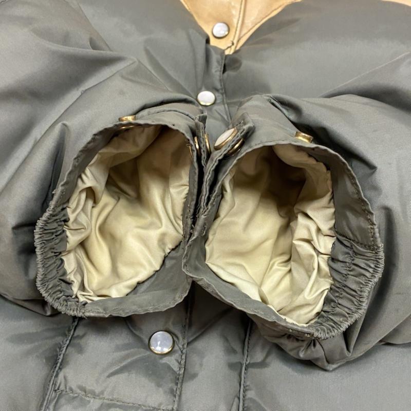 ロッキー マウンテン フェザーベッド Rocky Mountain FeatherBed ジャケット、上着 ダウンジャケット Christy JKT 襟ボア シープ レザー ナイロン 切替 ダウンジャケット 9/10 - レディース USED 古着 中古 50163184