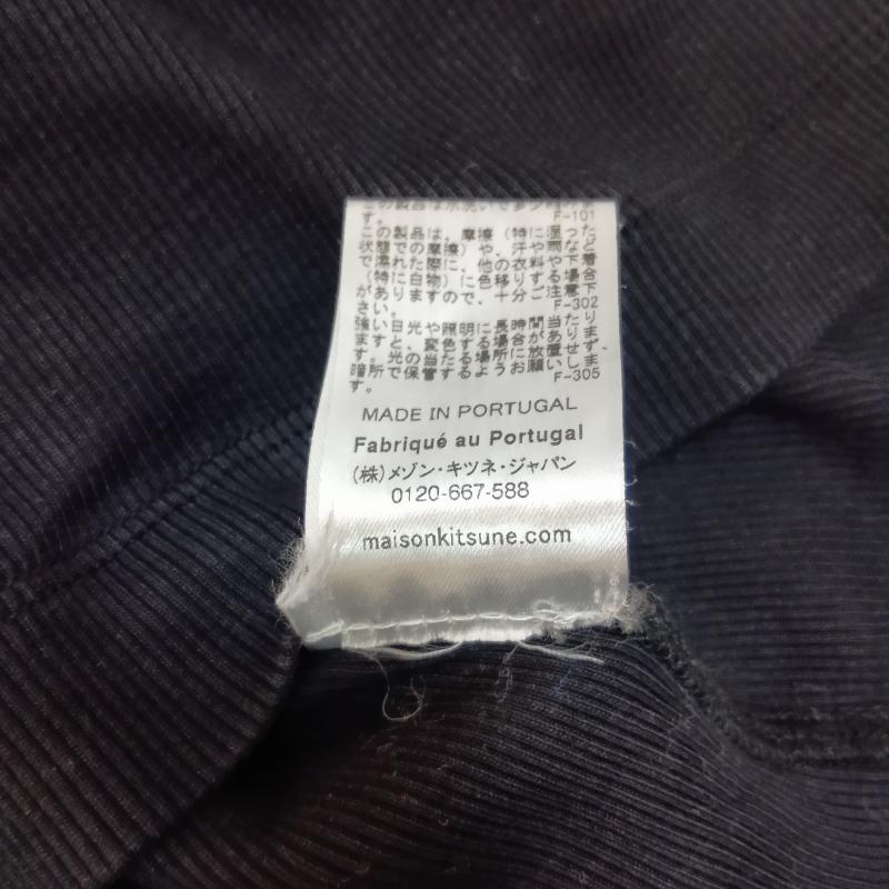 メゾンキツネ MAISON KITSUNE タンクトップ タンクトップ ベイビーフォックス 刺繍 リブ タンクトップ MW00103 KJ0123 S 無地 X ワンポイント X 刺繍 黒 / ブラック / black レディース USED 古着 中古 50163187