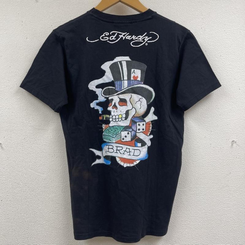 エドハーディー Ed Hardy Tシャツ 半袖 タトゥー アーティスト スカル ドクロ バック プリント Tシャツ M 黒 / ブラック / black メンズ USED 古着 中古 50163190