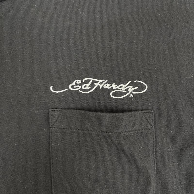 エドハーディー Ed Hardy Tシャツ 半袖 タトゥー アーティスト スカル ドクロ バック プリント Tシャツ M 黒 / ブラック / black メンズ USED 古着 中古 50163190