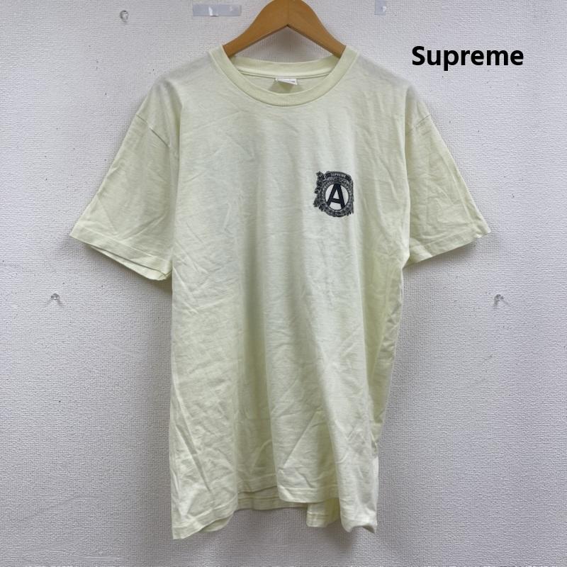 シュプリーム Supreme Tシャツ 半袖 15ss AntiAnti Everything Tee エンブレム ロゴ プリント Tシャツ L 黄緑 / イエローグリーン / メンズ USED 古着 中古 50163191