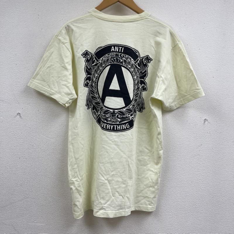 シュプリーム Supreme Tシャツ 半袖 15ss AntiAnti Everything Tee エンブレム ロゴ プリント Tシャツ L 黄緑 / イエローグリーン / メンズ USED 古着 中古 50163191