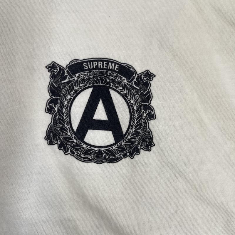 シュプリーム Supreme Tシャツ 半袖 15ss AntiAnti Everything Tee エンブレム ロゴ プリント Tシャツ L 黄緑 / イエローグリーン / メンズ USED 古着 中古 50163191