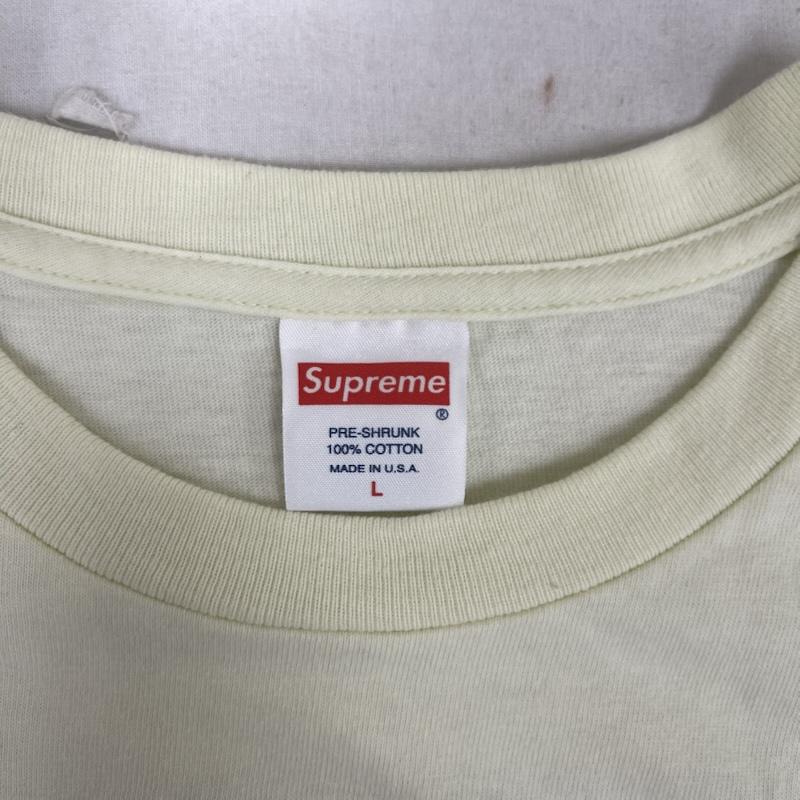 シュプリーム Supreme Tシャツ 半袖 15ss AntiAnti Everything Tee エンブレム ロゴ プリント Tシャツ L 黄緑 / イエローグリーン / メンズ USED 古着 中古 50163191