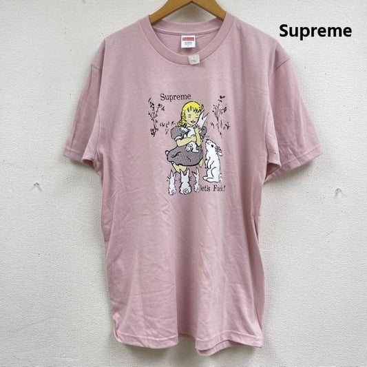 シュプリーム Supreme Tシャツ 半袖 16aw Let s Fuck Tee グラフィック プリント Tシャツ 5号 桃 / ピンク / pink メンズ USED 古着 中古 50163192