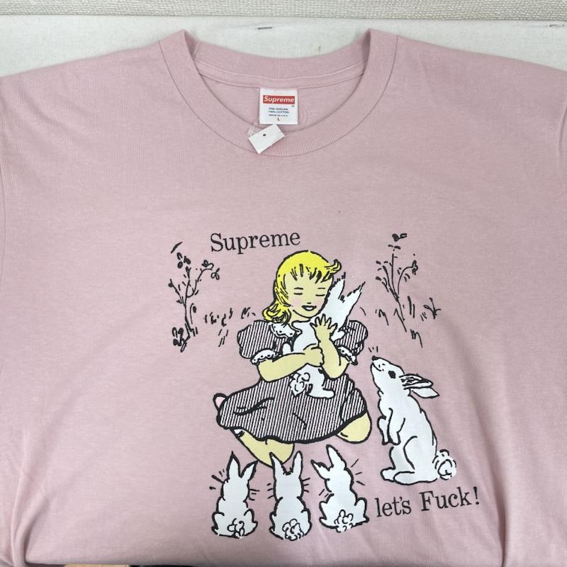シュプリーム Supreme Tシャツ 半袖 16aw Let s Fuck Tee グラフィック プリント Tシャツ 5号 桃 / ピンク / pink メンズ USED 古着 中古 50163192
