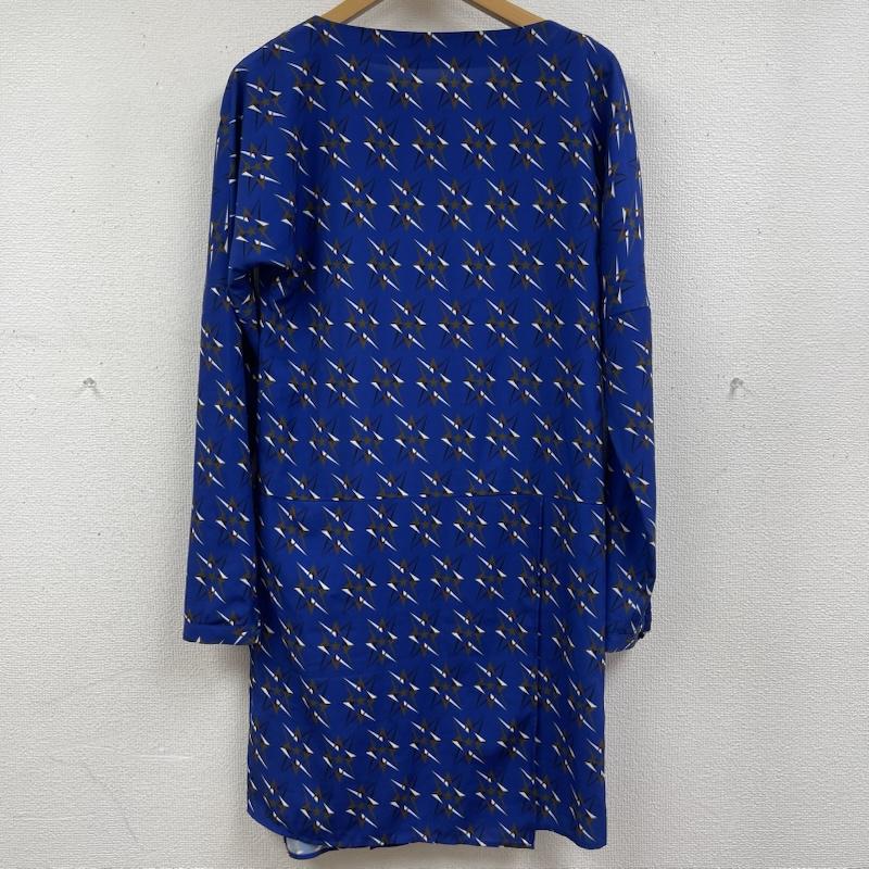 ディーゼル ブラック ゴールド DIESEL BLACK GOLD ワンピース ひざ丈スカート Faux Wrap Shirt Dress フェイク ラップ シャツ ワンピース 40 青 / ブルー / blue レディース USED 古着 中古 50163196