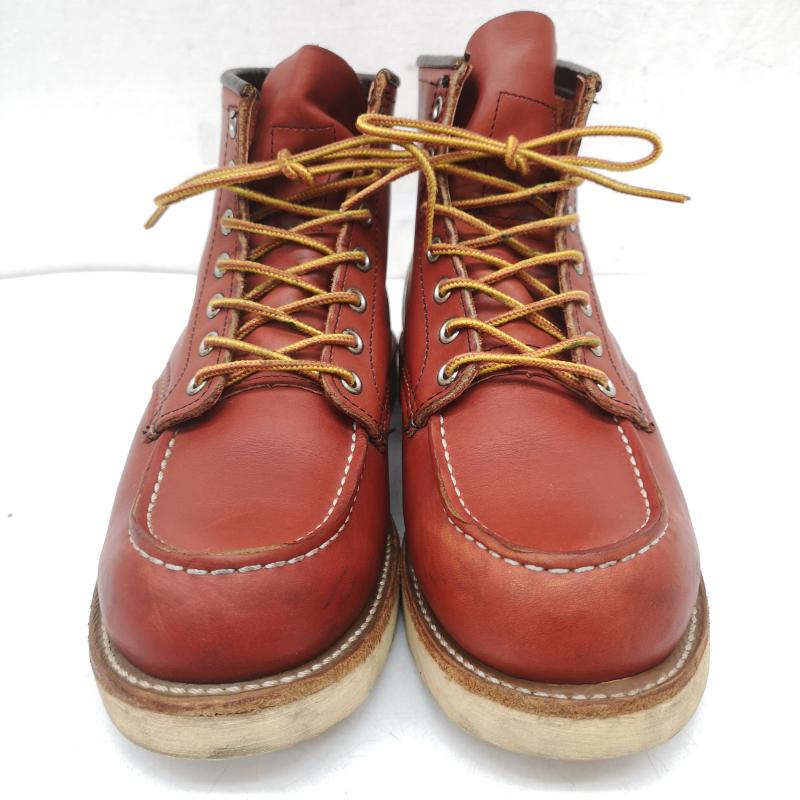 レッドウィング RED WING ブーツ 一般 09年製 8875 アイリッシュセッター 赤茶 オロラセット モックトゥ 編み上げ ブーツ US：7.5 メンズ USED 古着 中古 50163203