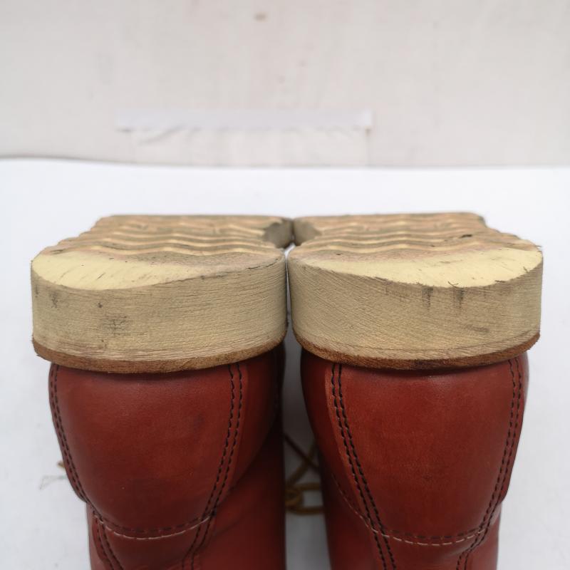レッドウィング RED WING ブーツ 一般 09年製 8875 アイリッシュセッター 赤茶 オロラセット モックトゥ 編み上げ ブーツ US：7.5 メンズ USED 古着 中古 50163203