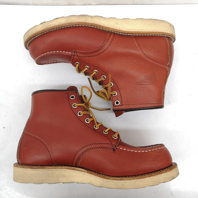 レッドウィング RED WING ブーツ 一般 09年製 8875 アイリッシュセッター 赤茶 オロラセット モックトゥ 編み上げ ブーツ US：7.5 メンズ USED 古着 中古 50163203