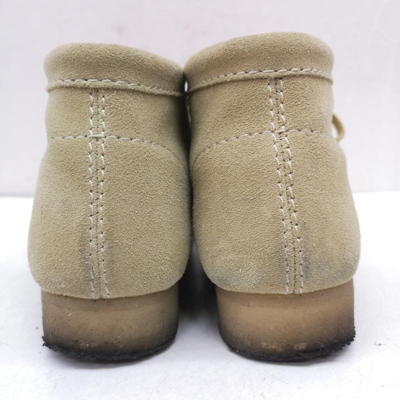 クラークス Clarks ブーツ 一般 WALLABEE BOOT ワラビーブーツ 11826 25.5cm ベージュ / ベージュ / beige メンズ USED 古着 中古 50163204