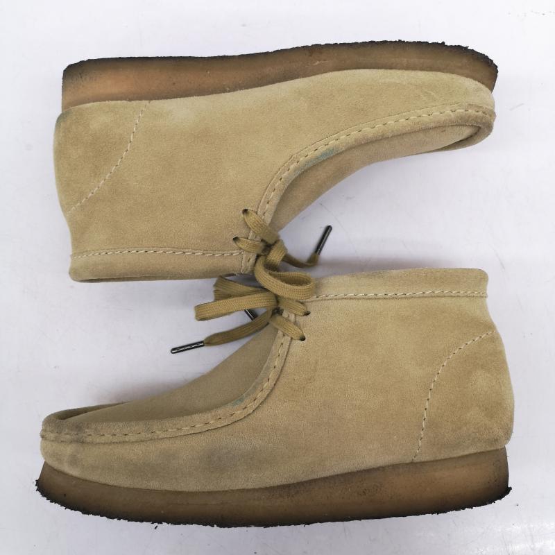 クラークス Clarks ブーツ 一般 WALLABEE BOOT ワラビーブーツ 11826 25.5cm ベージュ / ベージュ / beige メンズ USED 古着 中古 50163204