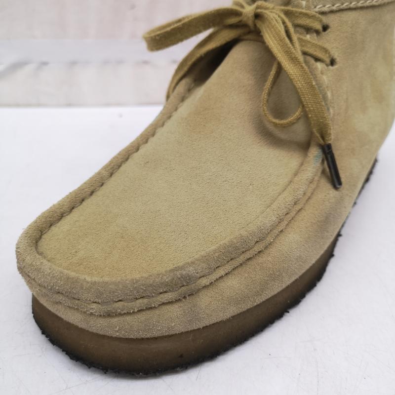 クラークス Clarks ブーツ 一般 WALLABEE BOOT ワラビーブーツ 11826 25.5cm ベージュ / ベージュ / beige メンズ USED 古着 中古 50163204