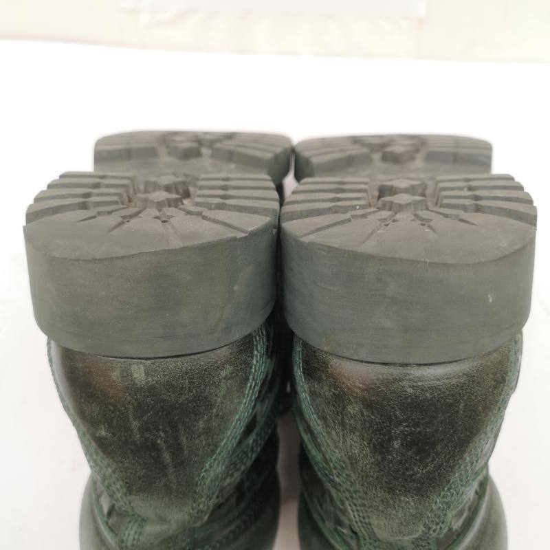 ティンバーランド Timberland ブーツ 一般 6inch premium boots woven 編み込み レースアップ ブーツ 25.0cm 緑 / グリーン / green メンズ USED 古着 中古 50163206